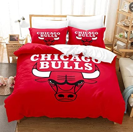Buy Oversized King Quilts 128x120 Chicago Bulls